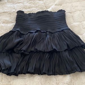 Black ruffle skirt sz M